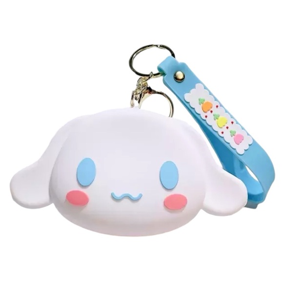 Hello Kitty Cinnamoroll Key Chain Coin Purse New.                ‎      C3 - Picture 1 of 6